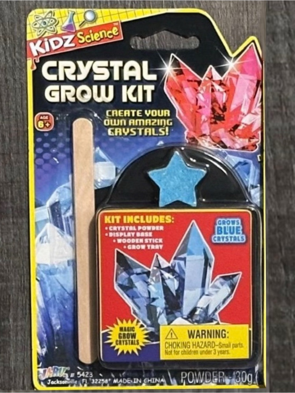 💞 New Kidz Science Blue Crystal Grow Kit